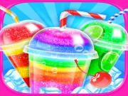 Rainbow Frozen Slushy Truck: Ice Candy Slush Maker Online Girls Games on NaptechGames.com