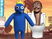 Rainbow Monster VS Skibidi Toilet Online Hypercasual Games on NaptechGames.com