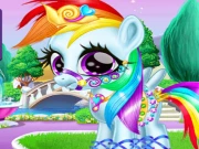 Rainbow Pony Caring Online Care Games on NaptechGames.com