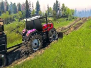 Real Chain Tractor Towing Train Simulator Online Simulation Games on NaptechGames.com