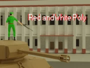 Red and White Poly Online Shooting Games on NaptechGames.com