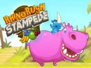 Rhino Rush Stampede Online Agility Games on NaptechGames.com