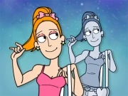 Rick and Morty Princess Maker Online Girls Games on NaptechGames.com