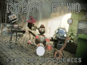 Robot Band - Find the differences Online puzzles Games on NaptechGames.com