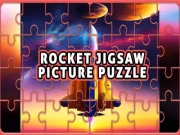 Rocket Jigsaw Picture Puzzle Online board Games on NaptechGames.com
