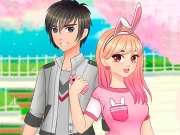 Romantic Anime Couples Dress Up Online Hypercasual Games on NaptechGames.com