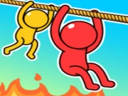 Rope Hero Rescue Online Puzzle Games on NaptechGames.com