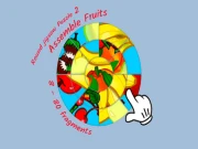 Round jigsaw Puzzle 2 - Assemble Fruits Online puzzles Games on NaptechGames.com
