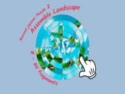 Round jigsaw Puzzle 2 - Assemble Landscape Online puzzles Games on NaptechGames.com