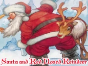 Santa and Red Nosed Reindeer Puzzle Online Puzzle Games on NaptechGames.com