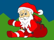 Santa Claus Coloring Book Online Puzzle Games on NaptechGames.com
