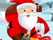 Santa on skates Online Arcade Games on NaptechGames.com