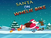 Santa On Wheelie Bike Online Casual Games on NaptechGames.com