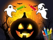 Scary Party Coloring Online Arcade Games on NaptechGames.com