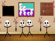 Scary Stickman House Escape Online Puzzle Games on NaptechGames.com