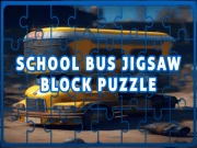 School Bus Jigsaw Block Puzzle Online board Games on NaptechGames.com