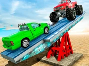 SeeSaw Ramp Car Balance Driving Challenge Online Boys Games on NaptechGames.com