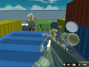Shooting Blocky Combat Swat GunGame Survival Online Multiplayer Games on NaptechGames.com