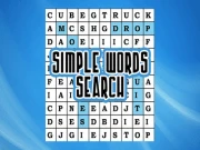 Simple Words Search Online puzzles Games on NaptechGames.com