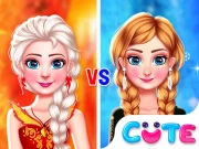 Sisters Ice Vs Flame Online Girls Games on NaptechGames.com