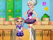 Sisters School Day Online Dress-up Games on NaptechGames.com
