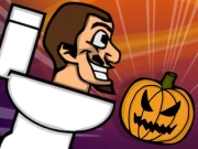 Skibidi And The Pumpkin Online Hypercasual Games on NaptechGames.com