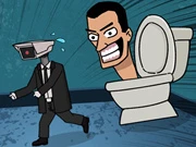 Skibidi Toilet Haunted Dorm Online strategy Games on NaptechGames.com
