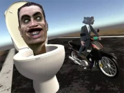 Skibidi Toilet Moto Bike Racing 2 Online Sports Games on NaptechGames.com