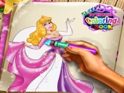 Sleepy Princess Coloring Book Online Dress-up Games on NaptechGames.com