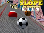 Slope City Online Arcade Games on NaptechGames.com