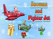 Snowman and Fighter Jet Online Puzzle Games on NaptechGames.com
