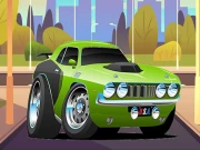 Speedy Muscle Cars Jigsaw Online Puzzle Games on NaptechGames.com