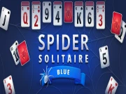 Spider Solitaire Blue Online Cards Games on NaptechGames.com