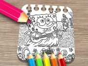 Sponge on the Run Coloring Book Online Puzzle Games on NaptechGames.com