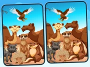 Spot 5 Differences Deserts Online Puzzle Games on NaptechGames.com