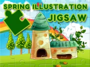 Spring Illustration Puzzle Online Puzzle Games on NaptechGames.com