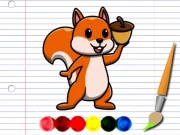 Squirrel Coloring Adventure Online Puzzle Games on NaptechGames.com
