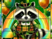 St Patricks Happy Animals Online Puzzle Games on NaptechGames.com