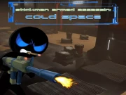 Stickman Armed Assassin Cold Space Online Shooter Games on NaptechGames.com
