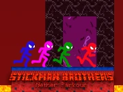 Stickman Brothers Nether Parkour Online Stickman Games on NaptechGames.com