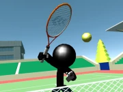 Stickman Tennis 3D Online Stickman Games on NaptechGames.com