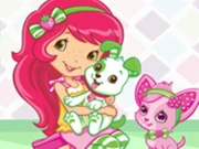 Strawberry Shortcake Puppy Care - Pet Care Online Hypercasual Games on NaptechGames.com