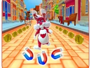 Subway Bunny Run Rush Rabbit Runner Game Online Arcade Games on NaptechGames.com