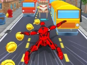 Subway Superhero Robot Endless Run Online Arcade Games on NaptechGames.com