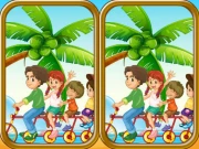 Summer Beach Differences Online Puzzle Games on NaptechGames.com