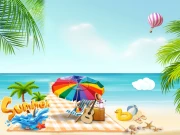 Summer Beach Slide Online Puzzle Games on NaptechGames.com