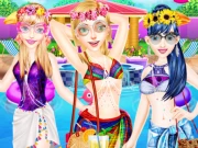 Summer Pool Party Fashion Online Girls Games on NaptechGames.com