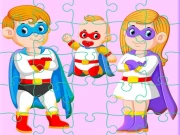 Super Hero Family Jigsaw Online Puzzle Games on NaptechGames.com