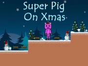 Super Pig on Xmas Online Arcade Games on NaptechGames.com