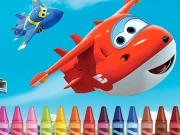 Superwings Coloring Online Puzzle Games on NaptechGames.com